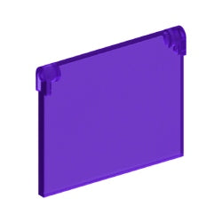 60603-126窓ガラス1×4×3開口部ありトランスパープル