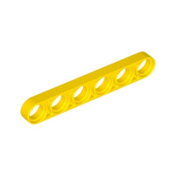32063-024テクニックリフトアーム1×6-細身イエロー