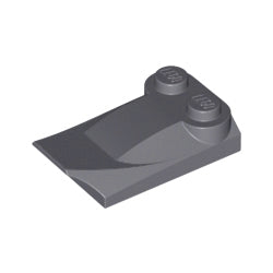 47456-199曲面スロープ3×2×2/3フィン付ダークブルーイッシュグレイ