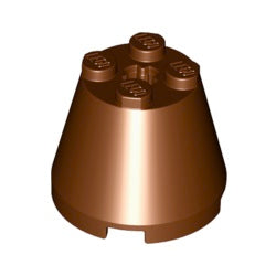 6233-192コーン3×3×2レディシュブラウン