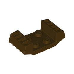 41862-308プレート2×2グリルダークブラウン