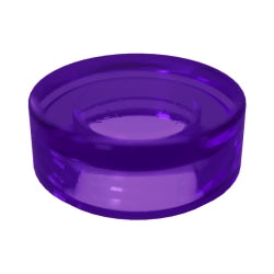 98138-126タイル1×1丸トランスパープル