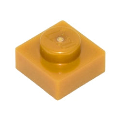 3024-297プレート1×1パールゴールド