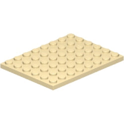 3036-005プレート6×8タン