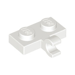 11476-001プレート1×2水平クリップ1個付ホワイト