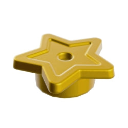 11609-297プレート1×1星型パールゴールド