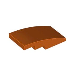 93606-038曲面スロープ4×2ダークオレンジ