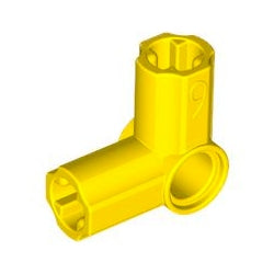 32014-024テクニック車軸ピンコネクター アングル6イエロー