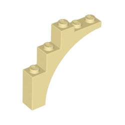 14395-005アーチ1×5×4タン