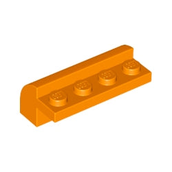 6081-106曲面ブロック2×4×1＆1/3オレンジ