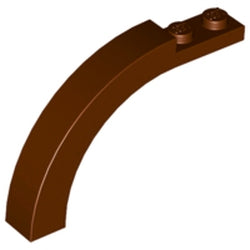 6060-192曲面アーチ1×6×3.3レディシュブラウン