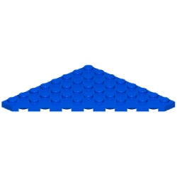 30504-023プレート8×8コーナー無ブルー