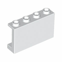 14718-001パネル1×4×2サイドサポートホワイト