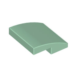 15068-151曲面スロープ2×2サンドグリーン