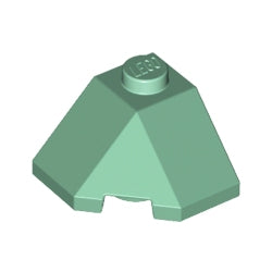 13548-151スロープ45度2×2コーナー3方向傾斜サンドグリーン