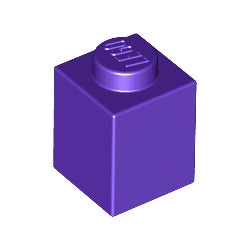 3005-268ブロック1×1ダークパープル