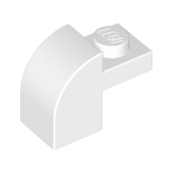 6091-001曲面ブロック2×1×1&1/3ホワイト
