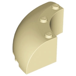 87559-005ブロック6×6×2コーナー丸タン