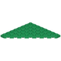 30504-028プレート8×8コーナー無グリーン