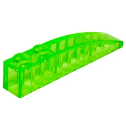 42022-311曲面スロープ6×1トランスブライトグリーン