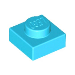 3024-322プレート1×1ミディアムアジュール