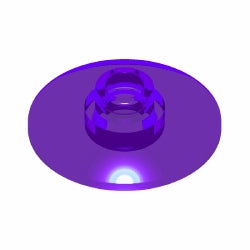 4740-126ディッシュ2×2トランスパープル