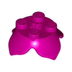 15469-124ブロック2×2丸花びらマジェンタ