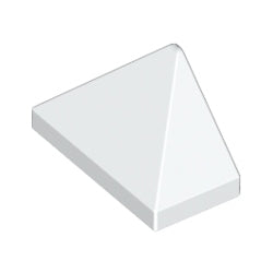 15571-001スロープ45度1×2-3方傾斜ホワイト