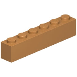 3009-137ブロック1×6ミディアムダークフレッシュ