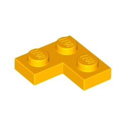 2420-191プレート2×2コーナーブライトライトオレンジ