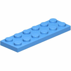 3795-102プレート2×6ミディアムブルー