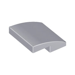 15068-194曲面スロープ2×2ライトブルーイッシュグレイ