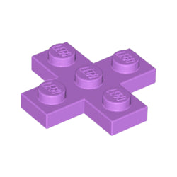 15397-324プレート3×3十字ミディアムラベンダー