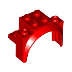 18974-021マッドガードアーチ4×2-1/2×2-1/3レッド