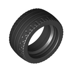 18977-026軽量タイヤ長径24ミリ×幅12ミリブラック