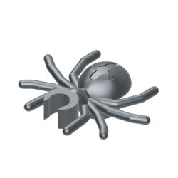 30238-179蜘蛛(クモ)フラットシルバー