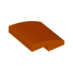 15068-038曲面スロープ2×2ダークオレンジ