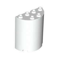 6259-001シリンダーハーフ2×4×4ホワイト
