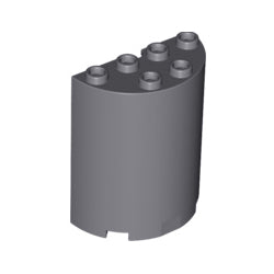 6259-199シリンダーハーフ2×4×4ダークブルーイッシュグレイ