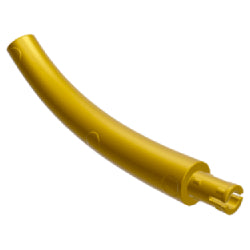 40378-297恐竜の尾(ピン付/穴有)パールゴールド