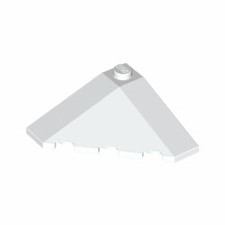 43708-001ウェッジ4×4スロープ18度コーナーホワイト