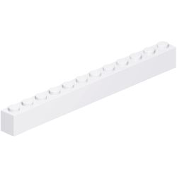 6112-001ブロック1×12ホワイト