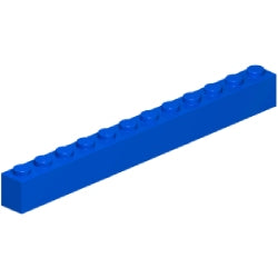 6112-023ブロック1×12ブルー