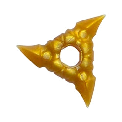 19807a-297手裏剣(織目)パールゴールド