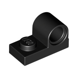 11458-026プレート1×2上部にペグ穴付ブラック