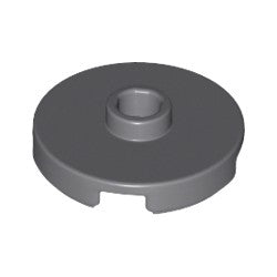 18674-199タイル2×2丸中央1スタッドダークブルーイッシュグレイ