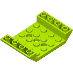 60219-119逆スロープ45度6×4両側傾斜と穴3つライム