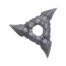 19807a-179手裏剣フラットシルバー