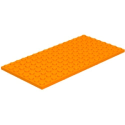 92438-106プレート8×16オレンジ