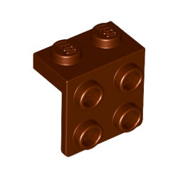 44728-192ブラケット1×2-2×2レディシュブラウン